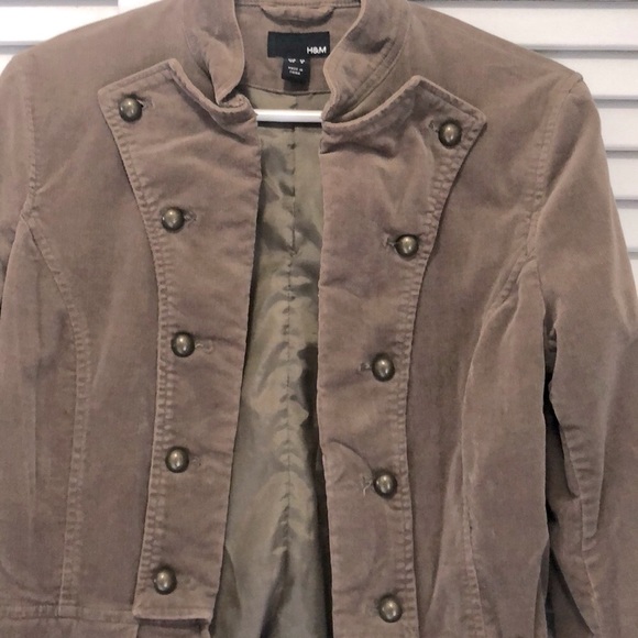 H&M corduroy military style jacket - Picture 4 of 4